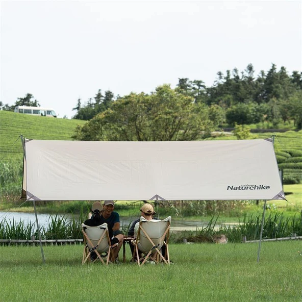 Naturehike Square Glamping 3x4 mt Tarp [Güneş ve Rüzgar Koruma Tentesi] - 7
