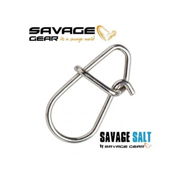 Savage Gear Salt Round Snaps Klips  Stainless Steel XS - 3
