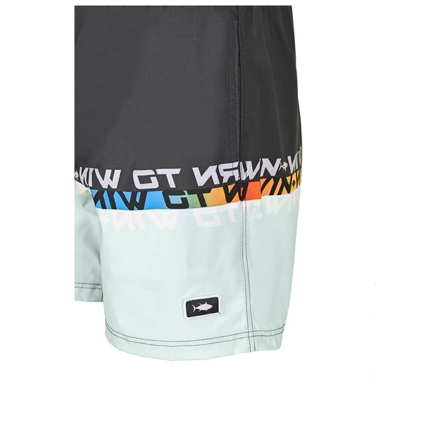 Fujin Pro Angler Short Mayo Anthracite Turquoise - Resim 6