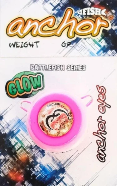 Anchor Melek Gözü [ Glowlu ]  PEMBE 150 Gr - 6