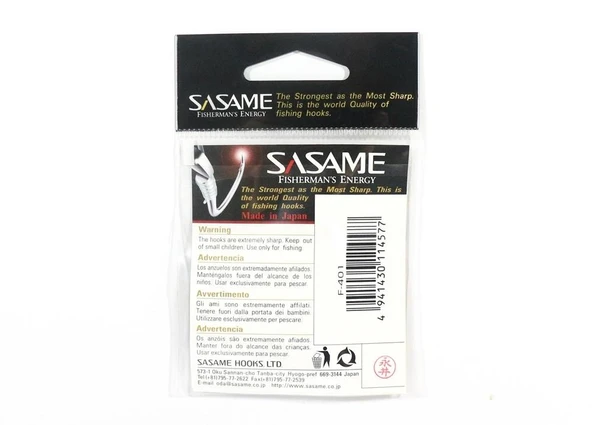 Sasame F-401 Light Ciircle TW Olta İğnesi  Black Nickel NO:2/0 - Resim 5