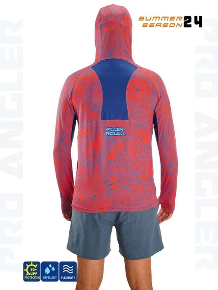 Fujin Rolla S24 Buff & Hoodie Swordfish Red - 3