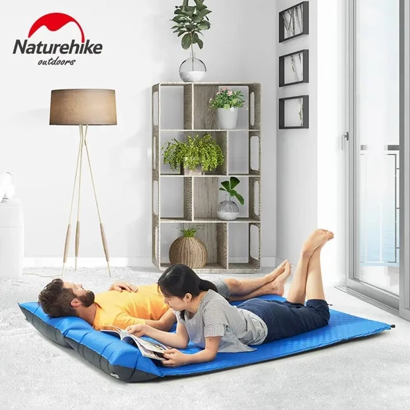 Naturehike Ultralight Çift Kişilik Şişme Kamp Matı | 185*130*2.5 cm | - 11