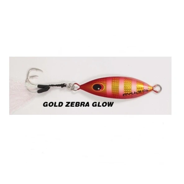 Ryuji Slow King Jig Yem  Rainbow Zebra Glow 40 Gr - Resim 6