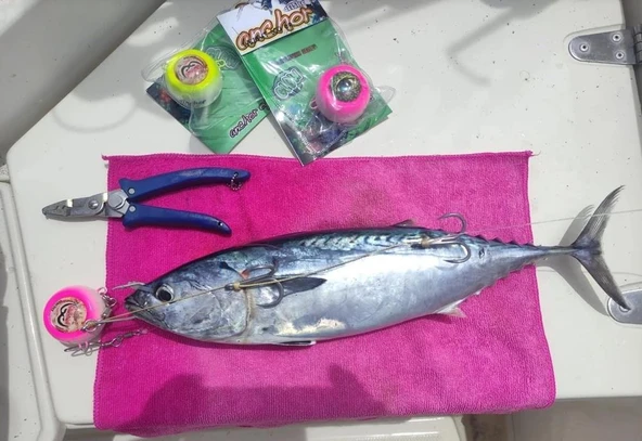 Anchor Melek Gözü [ Glowlu ]  PEMBE 150 Gr - 4