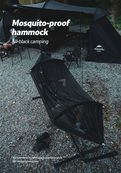 Naturehike DC-C06 Flyingboat-02 3IN1 Cibinlikli Sivrisinek Önleyici Hamak - 9