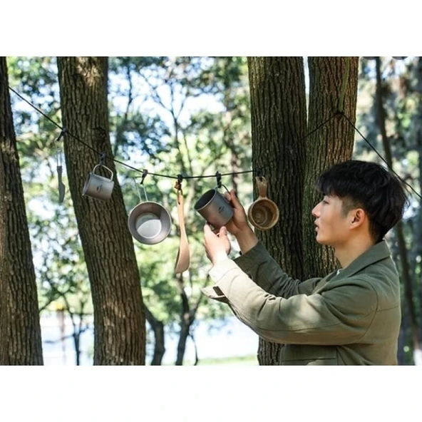 Naturehike Çok Fonksiyonlu Kancalı Ayarlanabilir Asma İpi 4.3 mt - 5