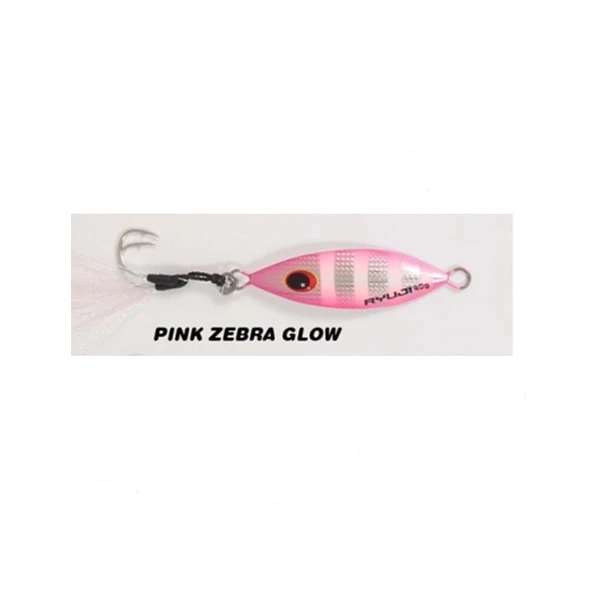 Ryuji Slow King Jig Yem  Rainbow Zebra Glow 40 Gr - Resim 8