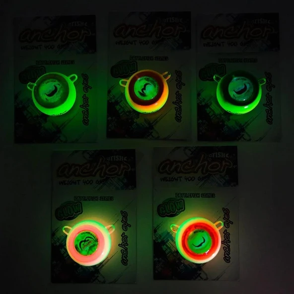 Anchor Melek Gözü [ Glowlu ]  YEŞİL 180 Gr - 3