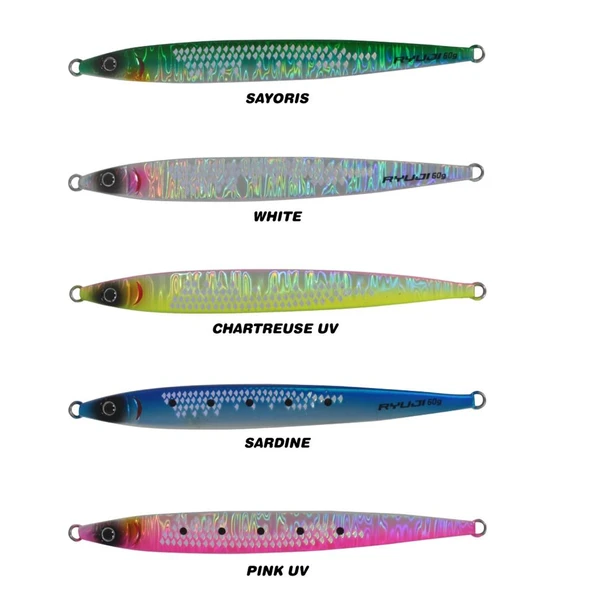 Ryuji Vertical UV Jig Yem  CHARTREUSE 60 Gr - Resim 3