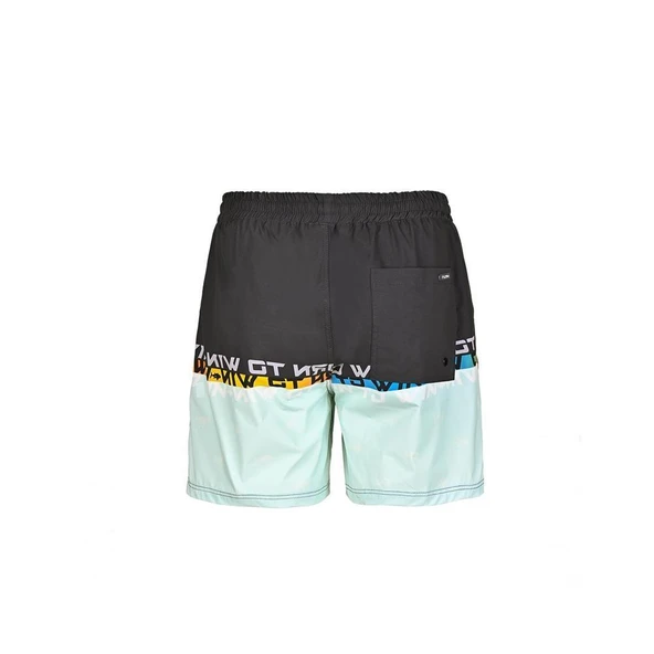 Fujin Pro Angler Short Mayo Anthracite Turquoise - Resim 3