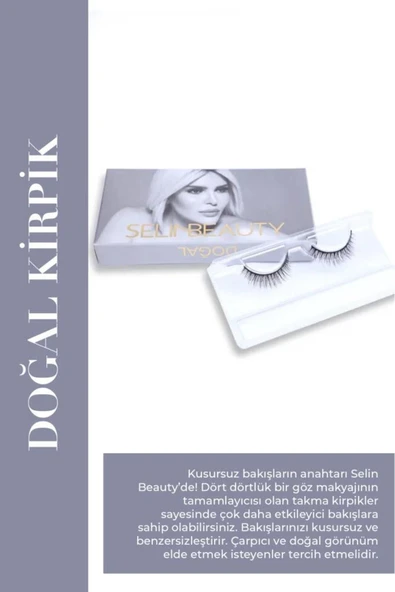 Selin Beauty Doğal Kirpik Takma Kirpikler