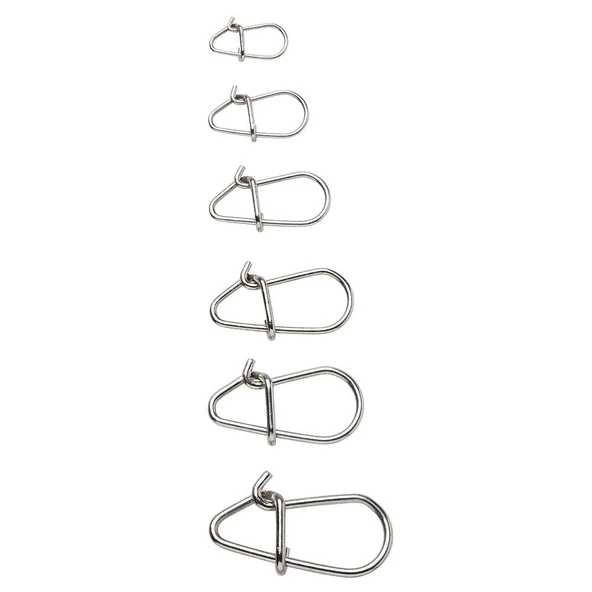 Savage Gear Salt Round Snaps Klips Stainless Steel M - 11