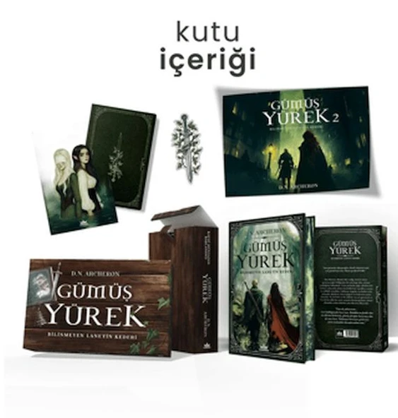 Gümüş Yürek 2 Bilinmeyen Lanetin Kederi Özel Kutulu Set Ciltli D. N. ARCHERON