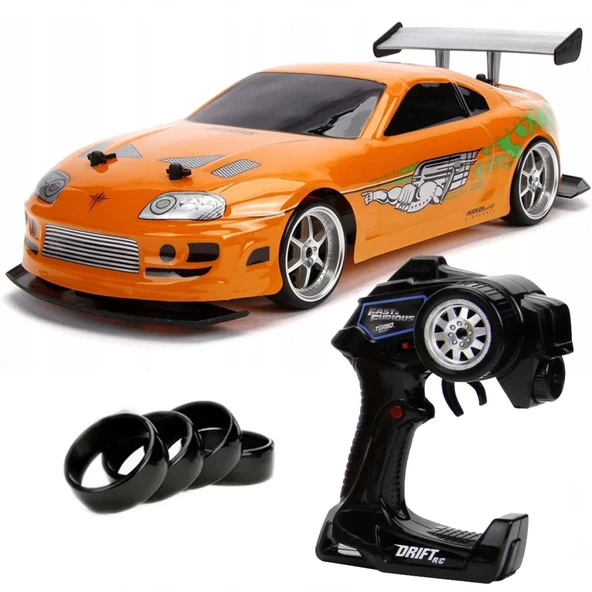 Nessiworld 1:10 Fast & Furious 1995 Kumandalı Brian's Toyota Supra Drift Turbo Araba