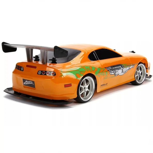 Nessiworld 1:10 Fast & Furious 1995 Kumandalı Brian's Toyota Supra Drift Turbo Araba - 4