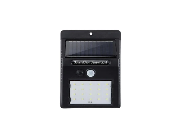 Solar Güneş Enerjili 20W Sensörlü Duvar Aplik Beyaz Işık 6500K IP65