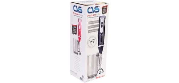 CVS Aurummix Hazneli Çubuk Blender - Siyah - DN-1284 - 2