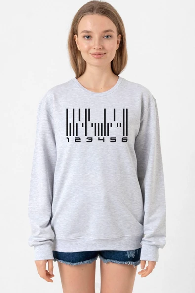 Dark Matter The Android Barcode Grimelanj Kadın 2ip Sweatshirt - 1