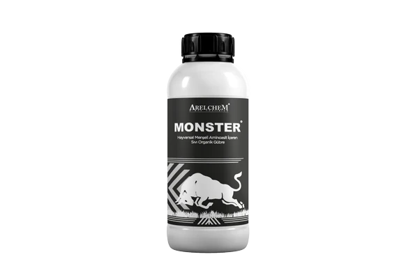 AREL CHEM MONSTER (HAYVANSAL MENŞELİ AMİNOASİT İÇEREN SIVI ORGANİK GÜBRE) 1 LT'LİK AMBALAJ