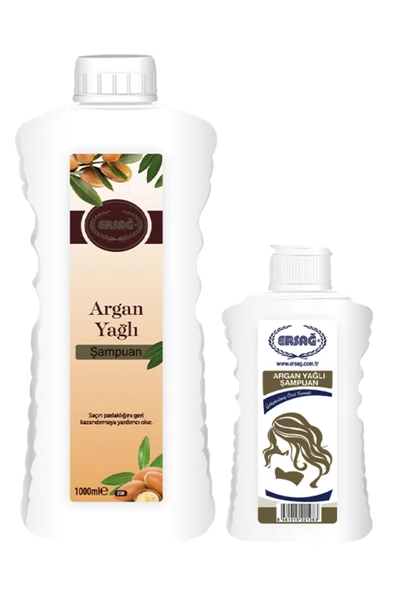 Ersağ Aparatlı Argan Yağlı Şampuan 1000 ml