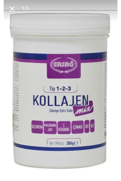 Kollajen Mix (tip 1-2-3) 300 Gr Orijinal Helal Organik