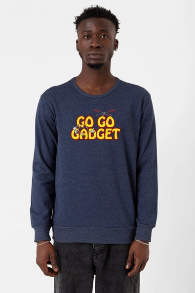 Inspector Gadget Go Go Gadget indigo Erkek 2ip Sweatshirt