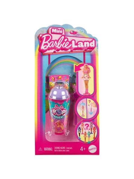 Mattel Mate-Hym26 Mini Barbieland Pop Reveal Süpriz Bebekler