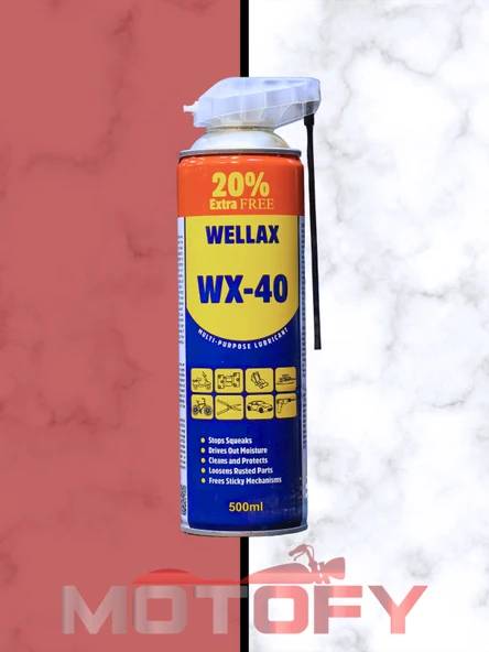 WX-40 KORUYUCU YAĞLAYICI VE PAS SÖKÜCÜ ÇOK AMAÇLI SPREY 500 ml