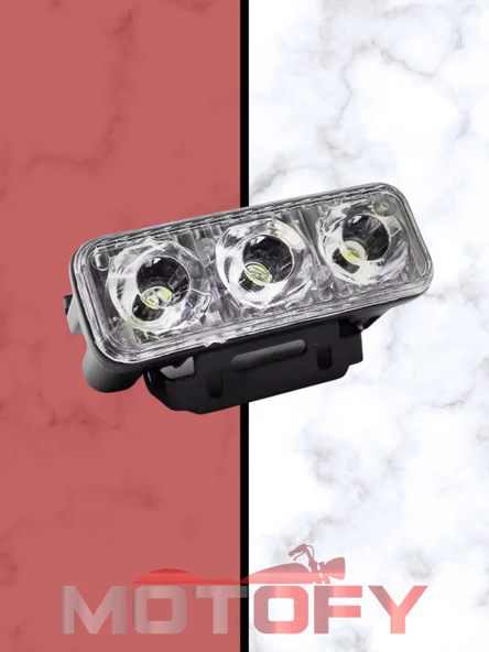 POWER LED 3LÜ GÜNDÜZ LEDİ - SİS FARI TAKIMI ULTRA PARLAK TESİSAT DAHİL SOKETLİ PREMİUM MODEL - Resim 4