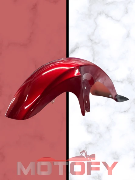 CG KUBA ÇİTA AGK ÖN ÇAMURLUK KIRMIZI ABS PLASTİK - Resim 2