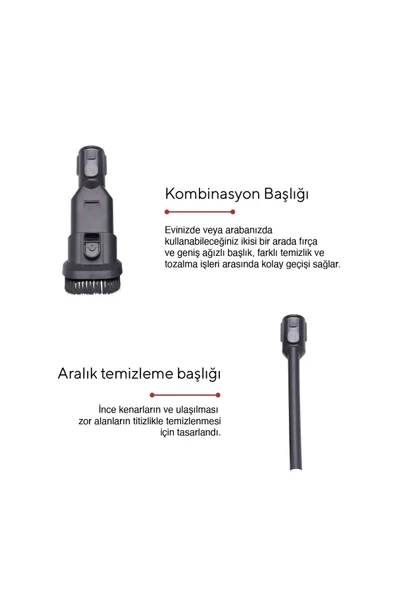 Korkmaz Stormia Şarjlı Dikey Süpürge A921 - 6