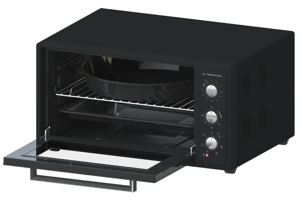 Termikel MO D6433C B 50 lt ÇİFT CAM SİYAH MİNİ FIRIN - 3