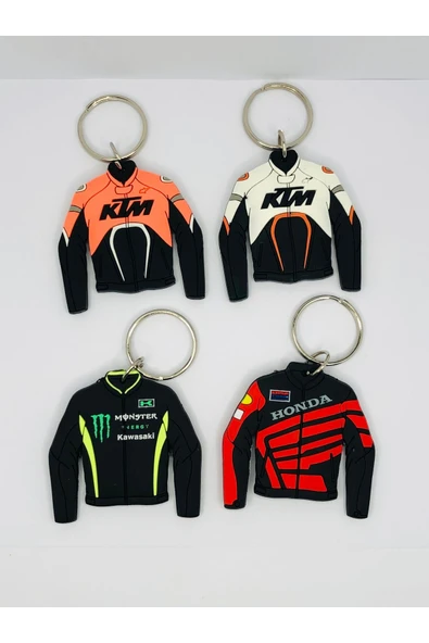 Honda Motorcu Ceket Kauçuk Anahtarlı - 4