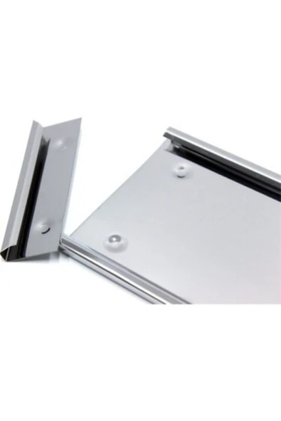 Birben Paslanmaz Metal Plaka Altlığı Krom Plakalık 2 Adet - Resim 2