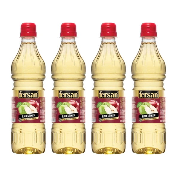 Fersan Elma Sirkesi 500 ml Pet x 4 Adet