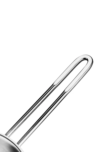 Nehir silver çelik 12 cm kapaksız sosluk tek kulplu 18/10 - 4