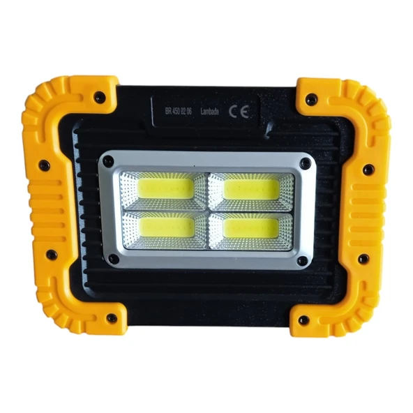 Güneş Enerjili Solar Projektör 3 Batery COB 30Wt - 2