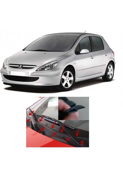 Birben Peugeot 307 Ön Cam Plastik Arası Fitil Pejo 307 Mühür Fitili Panel Fitili Su Engelleyici 2 Metre ürün görseli