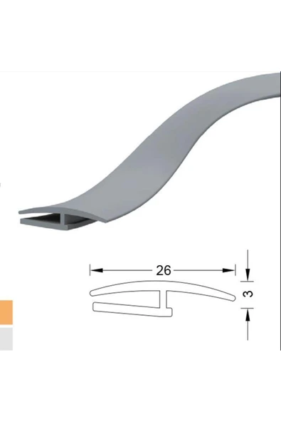 Birben Ön Cam Dış Panel Mühür Fitili / Ön Kaput Su Engelleyici Fitil 2 Metre Siyah Renk - Resim 3