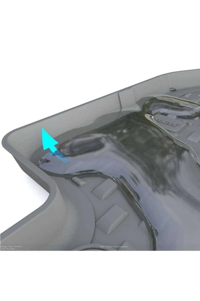Sahler Mercedes W213 E250 2017 Tam Uyumlu 4.5d Havuzlu Paspas - Resim 3