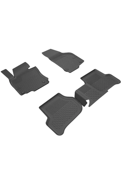 Sahler Volkswagen Golf 6 2008-2012 4.5d Havuzlu Paspas Siyah ürün görseli