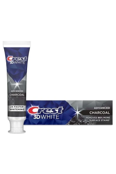 Crest 3D White Advance Charcoal Removes % 90 More Surface Staıns Diş Macunu 135 ml