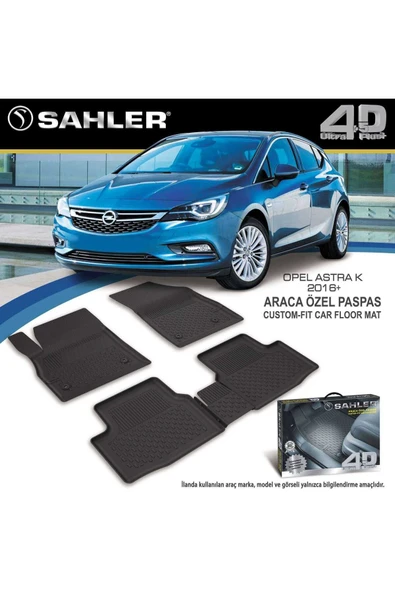 Sahler Opel Astra K Hb 2016 Havuzlu Paspas 4.5d Tam Uyumlu