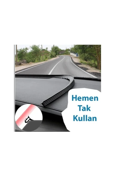 Birben Araç Torpido Yalıtım Fitili Cam Arası Düşme Engelliyici Fitil 3 Tırnaklı - Resim 2