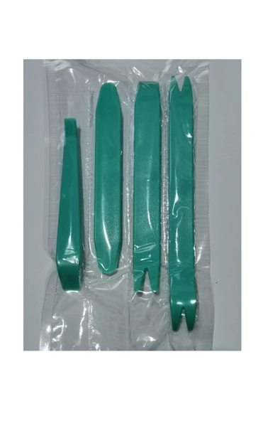 Birben Araç Oto Teyp Torpido Plastik Aksam Trim Sökme Aparatı 4 'lü Set - 1