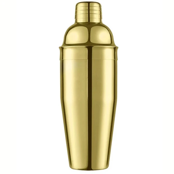 Perlotus Çelik Gold Kaplama 700 ml Kokteyl Shaker Karıştırıcı - 7