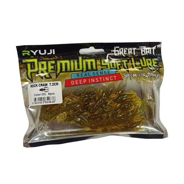 Ryuji Rock Craw 7.2cm Kerevit LRF Silikon Yem - 3