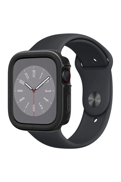 caseology Spigen Caseology Apple Watch 45mm/44mm (Seri 9/8/7/6/SE/SE2/5/4) Kılıf Vault Matte Black - ACS05465 - 3