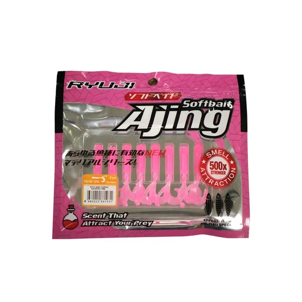 Ryuji Baby Curtail 4.3cm Kokulu LRF Silikon Yem - 3